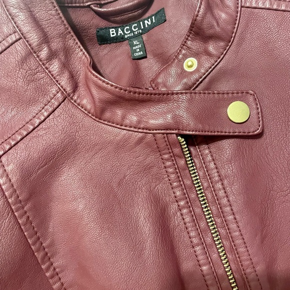 Baccini XL jacket with gold zippers in excellent condition. - Picture 1 of 3